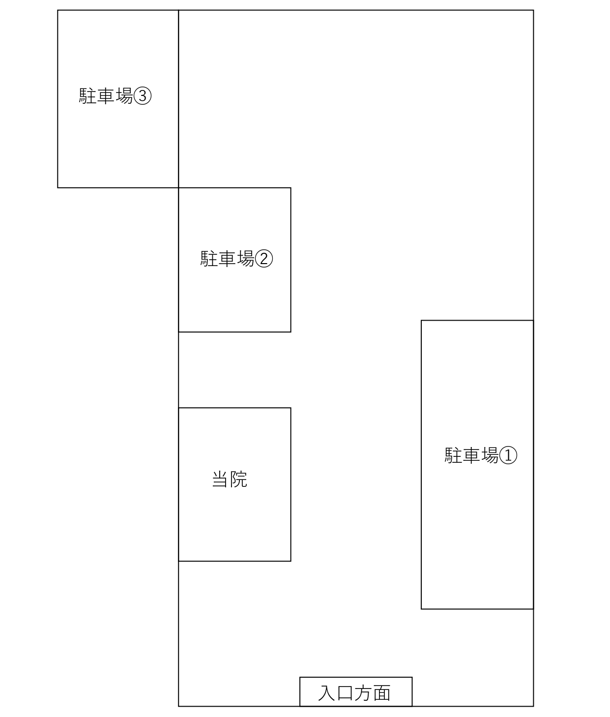 駐車場の地図